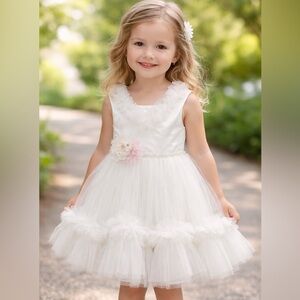 NWT: Tulle Flower Girl Dress
